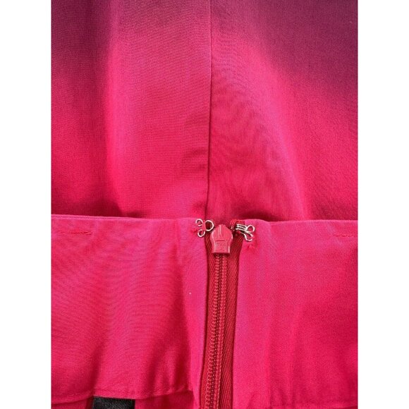 Express Hot Pink Purple Ombre Pleated Skirt Size 8 Design Studio Feminine Barbie - Picture 11 of 14